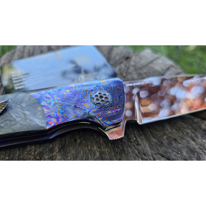 AMPHIBIAN — авторський складаний ніж ручної роботи Androshchuk Knives, сталь S125V, 65 HRC. Photo 2
